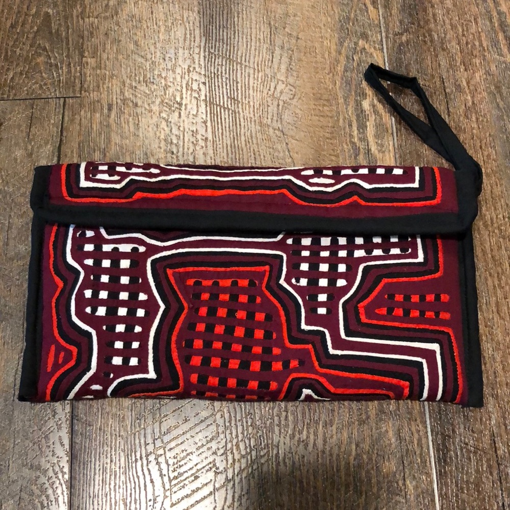Vintage Mola Clutch Makeup Bag Purse Vintage Birds